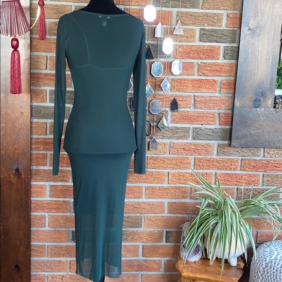 π Forever 21 Green Bodycon Dress - Picture 3 of 5